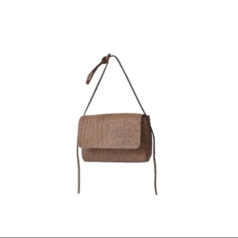 Redondo Frydman Crossbody Bag in Cognac